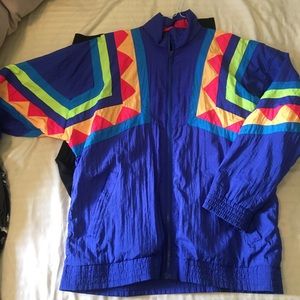 80s Ski Windbreaker Retro Vintage